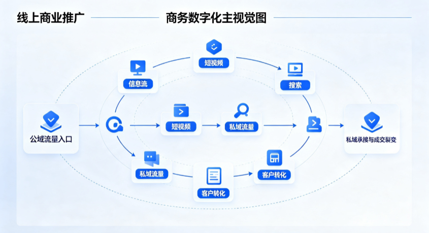 尖扎县线上商业推广怎么做？全域流量闭环搭建与低成本转化实战指南